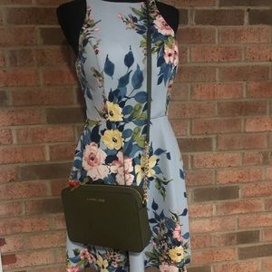 NWT Michael Kors Army green Fulton Crossbody bag